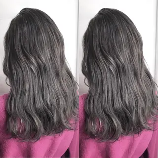 ミディアム カラー BOX mico.のヘアスタイル