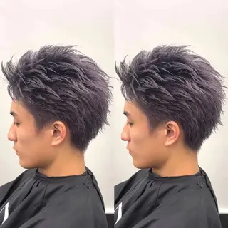 ショート カラー メンズ 渋谷/メンズ専門/ 泉　龍之介のヘアスタイル
