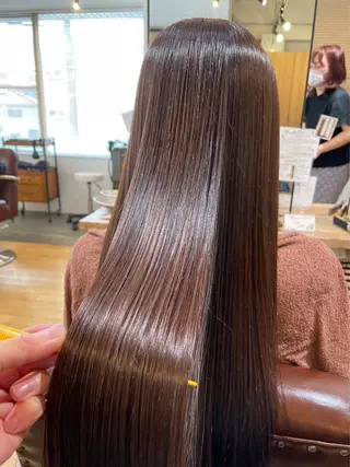 ロング カラー 🌱hito hito🌷💐のヘアスタイル