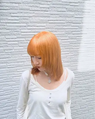 セミロング カラー 💖梅田レイヤー💖 副店長Tsubasaのヘアスタイル