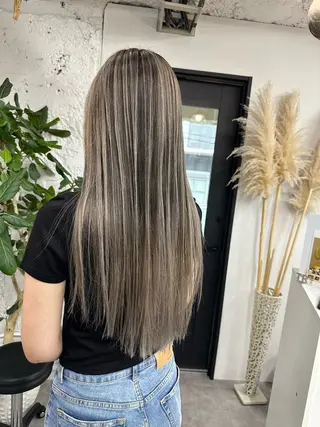 ロング カラー ヘアアレンジ 久米 治仁のヘアスタイル