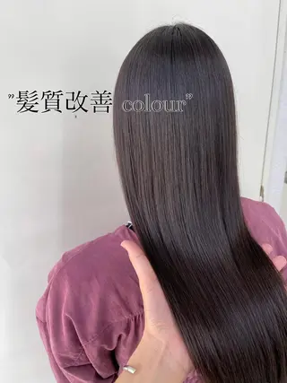 ロング カラー パーマ ヘアアレンジ Zina福岡天神店 艶髪/レイヤー/小顔のヘアスタイル