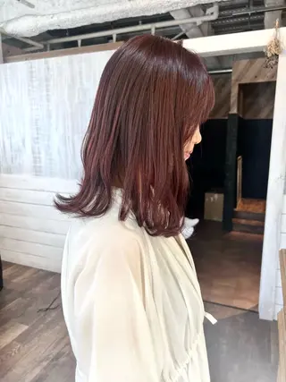 セミロング カラー カラー✖️髪質改善 Miiのヘアスタイル