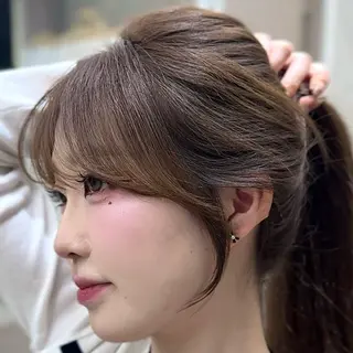 ロング カラー 𝘚𝘦𝘫𝘶𝘯 レイヤー/水光カラーのヘアスタイル