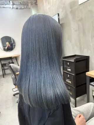 ロング カラー 韓国/ハイトーン/ ボブ🎀MIKU🎀のヘアスタイル