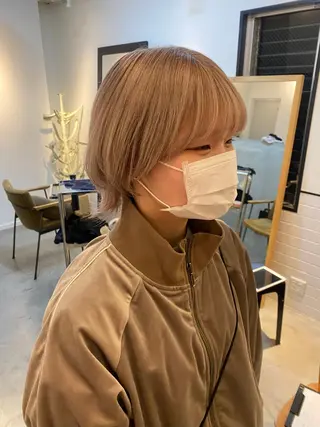 ショート カラー レイヤーカット/ ダブルカラー/櫻井のヘアスタイル