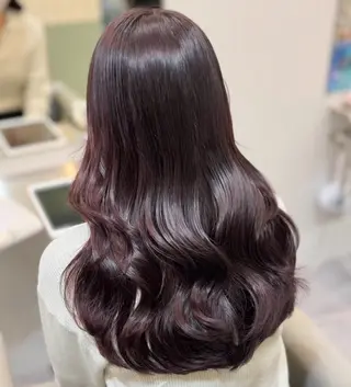 ロング カラー amane໒꒱·うる 艶トレンドガーリーのヘアスタイル