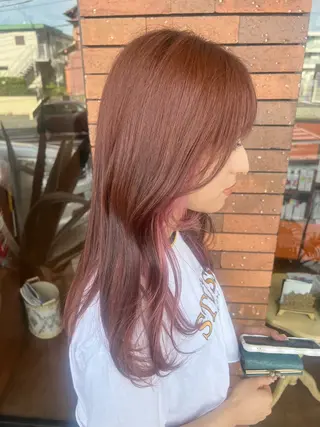 ロング 🌷透明感カラー🌷 内田零菜のヘアスタイル