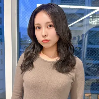 セミロング カラー ブリーチなし/レイヤ ー特化🌈Tommyのヘアスタイル