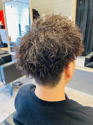 パーマ メンズ メンズ特化/パーマ/ フェードWATARUのヘアスタイル