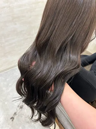 セミロング カラー ヘアアレンジ 髪質改善&艶感カラー 🪄岡井美結のヘアスタイル