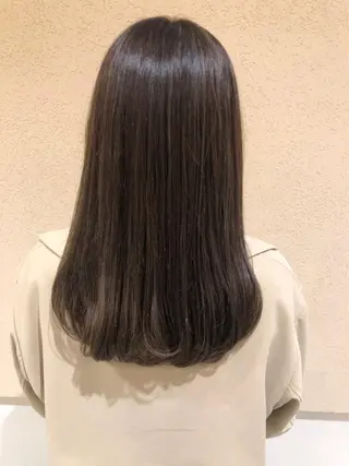 セミロング カラー シャドールーツ美容師 篠原康太のヘアスタイル