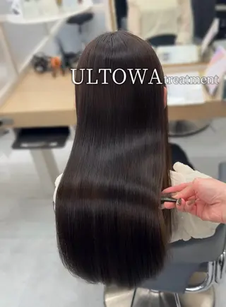 ロング youres hair 髪質改善トリートメント&ヘッドスパ  新宿三丁目店【ユアーズヘア】所属・🦋透明感カラー 👑NODOKA🦋のヘアスタイル