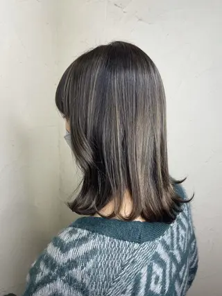 ミディアム カラー 韓国ヘア🫧艶カラー 🫧髪質改善/オオヤのヘアスタイル