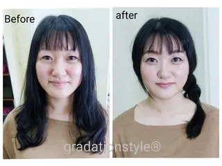 アイブロウ ヘアアレンジ 🎼グラデーション スタイル札幌♫*⁠✧のマツエク・マツパデザイン