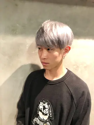 ショート カラー メンズ 髪質改善/美髪矯 正ヤマモトハルキのヘアスタイル