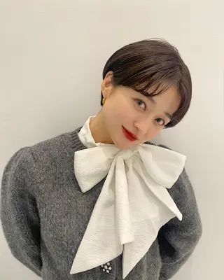 ショート カラー Lolonois梅田 スタッフのヘアスタイル