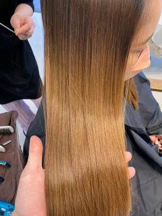 ロング かずや🍀/髪質改善 /艶髪カラー/眉毛のヘアスタイル