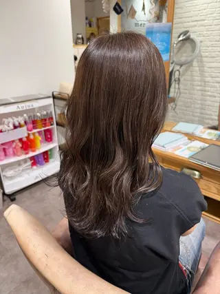ミディアム カラー merc.🦋菱谷 はなのヘアスタイル