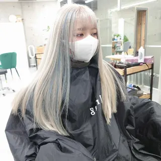 ロング カラー 艶髪✨ブリーチ職人 井手正康のヘアスタイル