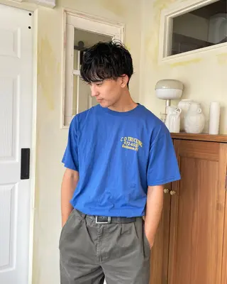 ミディアム パーマ R-5 shonandai所属・🍋透け感カラー🍃 オリーブ🍐Kahoのヘアスタイル