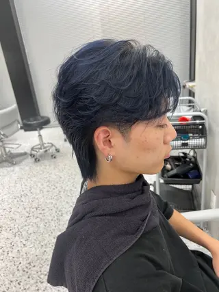 ショート パーマ メンズ Ace men's salon 名駅所属・あずこう/メンズヘア /メンズパーマのヘアスタイル