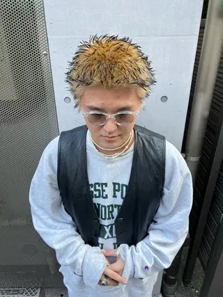 ショート カラー メンズ メンズスタイリスト リュウジのヘアスタイル