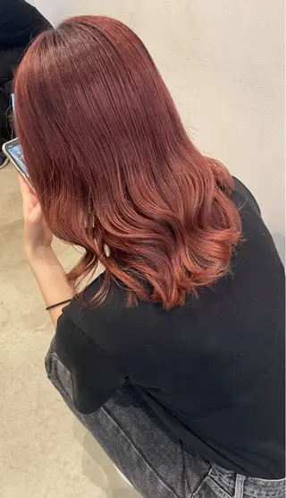 セミロング メンズパーマ✨️/ 縮毛カラー🫧あきはのヘアスタイル