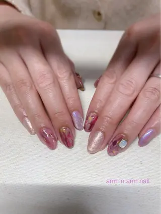 ネイル arm in arm ︎✿Yamamotoのマツエク・マツパデザイン