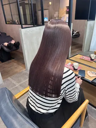 ロング カラー 韓国×髪質改善カラー 💎hinaのヘアスタイル
