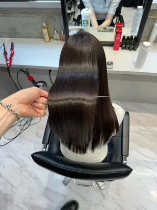 ロング カラー RAF TOKYO所属・10月限定モニター 髪質改善美髪矯正のヘアスタイル