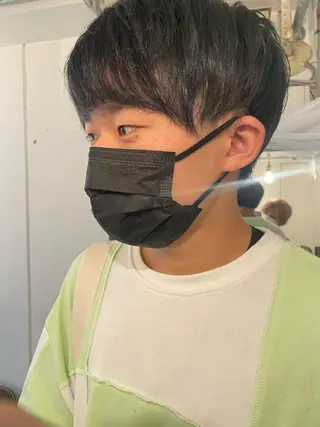 カラー メンズ 京都美容師 塩のヘアスタイル