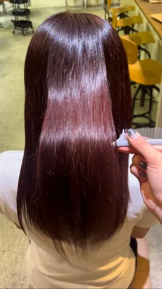 ロング カラー 五十嵐 雅姫のヘアスタイル