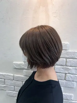 ショート カラー 仙台白髪ぼかし/ ボブカット/千葉達人のヘアスタイル