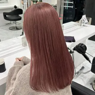 カラー 韓国風暖色カラー‎ 🩰🎀/yurinのヘアスタイル