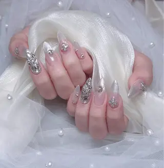 ネイル 🎀も ものネイルデザイン