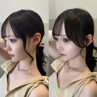 ロング SALOWIN原宿AROA店所属・顔まわり神カット✂︎ 齋藤雄大【原宿】のヘアスタイル