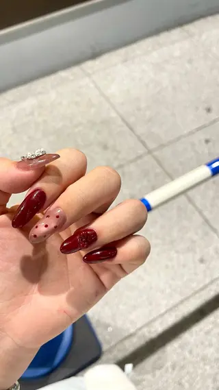 ネイル パラジェル登録店　Nailsalon Amour  上野湯島店所属・🫧 はる🩵のネイルデザイン