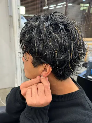 メンズ アキト/ メンズ/透明感暗髪のヘアスタイル