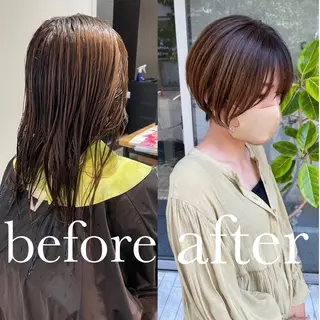 ショート StellA所属・アートディレクター ワダヒサノリのヘアスタイル