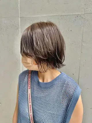 ショート カラー AUBE HAIR sereine オーブヘアー セレーヌ所属・美髪矯正特化✨ 山根 禎章のヘアスタイル