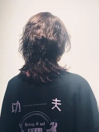 ミディアム カラー ヘアアレンジ ヤノ ナオミのヘアスタイル