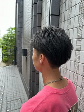 ショート カラー メンズ アイブロウ KING of hair byNOISM所属・京都メンズ特化✨ No. 1/ユウキのヘアスタイル