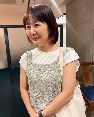 カラー 暖色/パーマ 🌼クニトウメイのヘアスタイル