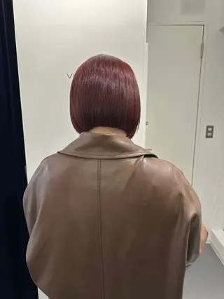 ミディアム ボブ/似合わせカット /ニュアンスカラーのヘアスタイル