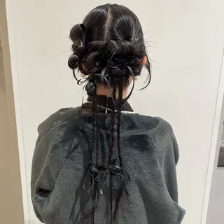 ロング 🧁艶カラー /アレンジ🎀くるみのヘアスタイル