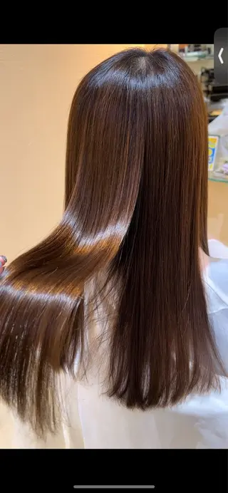 パーマ 最高の髪質改善🩵 艶カラー 惠美のヘアスタイル