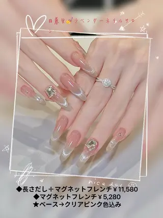 ネイル ラベンダー💖日暮里 ルル💖ネイルのネイルデザイン