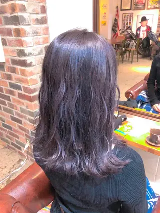 セミロング カラー パーマ ヘアアレンジ メンズ キッズ ネイル マツエク・マツパ ⭐️ハイクオリティ カラー杉本雄志⭐️のヘアスタイル