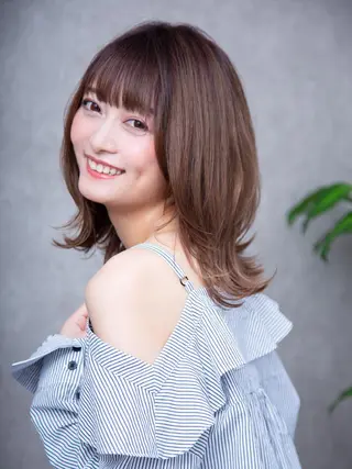 ミディアム 【enil代表】 杉林和哉のヘアスタイル